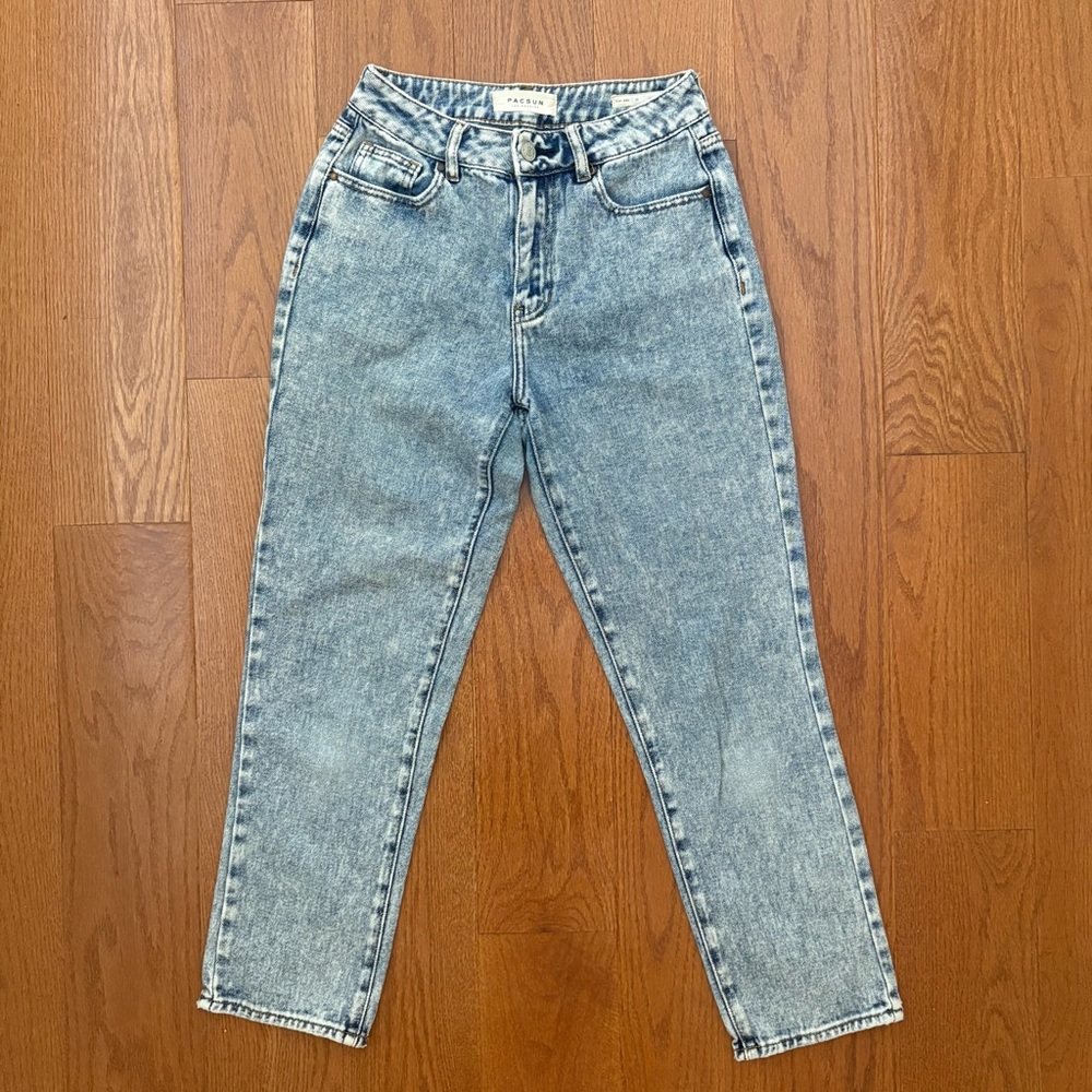 PacSun Blue Ankle Cropped Jeans